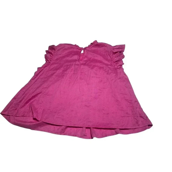 A.N.A NEW APPROACH TOPS SIZE 1X PINK BLOUSE TOP 100% COTTON BabyDoll Blouse - Picture 6 of 7